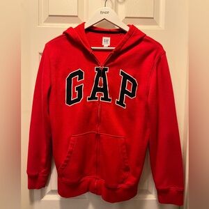 GAP kids Red zip Hoodie / kids size XXL used